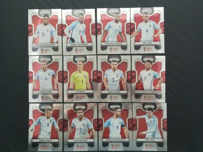 England - 2018 Panini Prizm World Cup 12 card lot: Rashford RC, Sterling, Kane