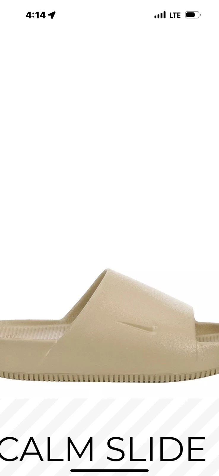 SANDALI SLIP ON NIKE UOMO CALM SLIDE Kaki 9