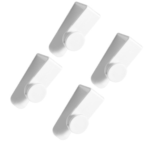 4 Pcs Kunststoff Über Der Tür Haken Metall Tuch Haken Kleine Mantel Haken