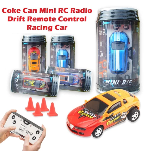 Kids 2.4G Coke Can Mini RC Radio Drift Remote Control Race Racing Car Toy Gift - Picture 10 of 40