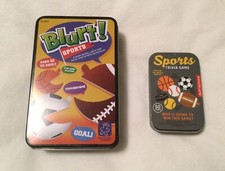 Blurt Sports Tin  Sports Trivia Tin Game