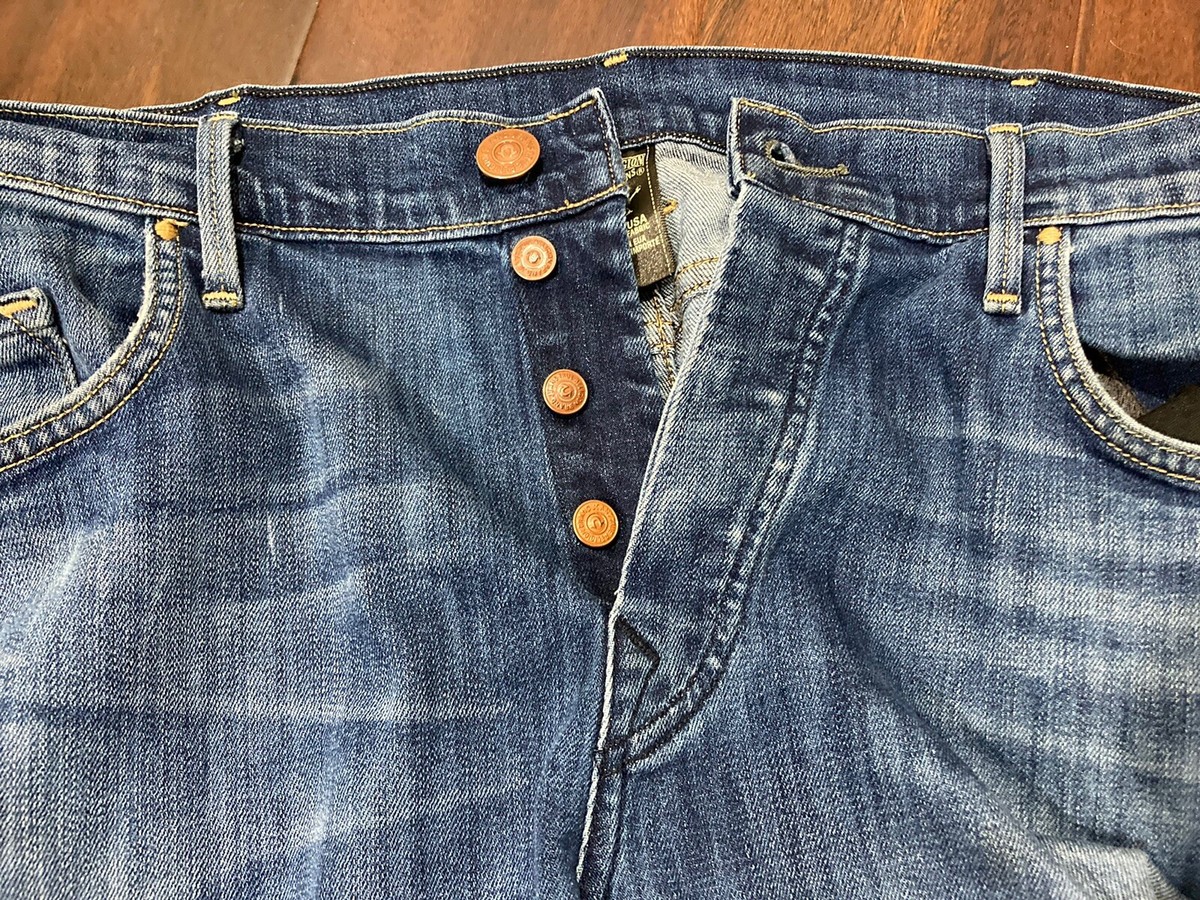 Vtg True Religion Mens Bobby Blue Jeans 38x32 RN #112790 CA Vtg True Religion Mens Bobby Blue Jeans 38x32 RN #112790 CA