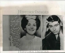 1964 Press Photo Martha W. Coates, shown on her wedding day- Found dead at home