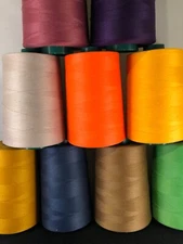 A&E Perma Core Poly Wrap Thread - 40 Tex - 6,000 Yards, Various Colors