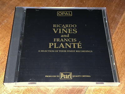 RICARDO VINES FRANCIS PLANTE Selection of Their Finest Recordings PEARL CD  MINT 727031985723| eBay