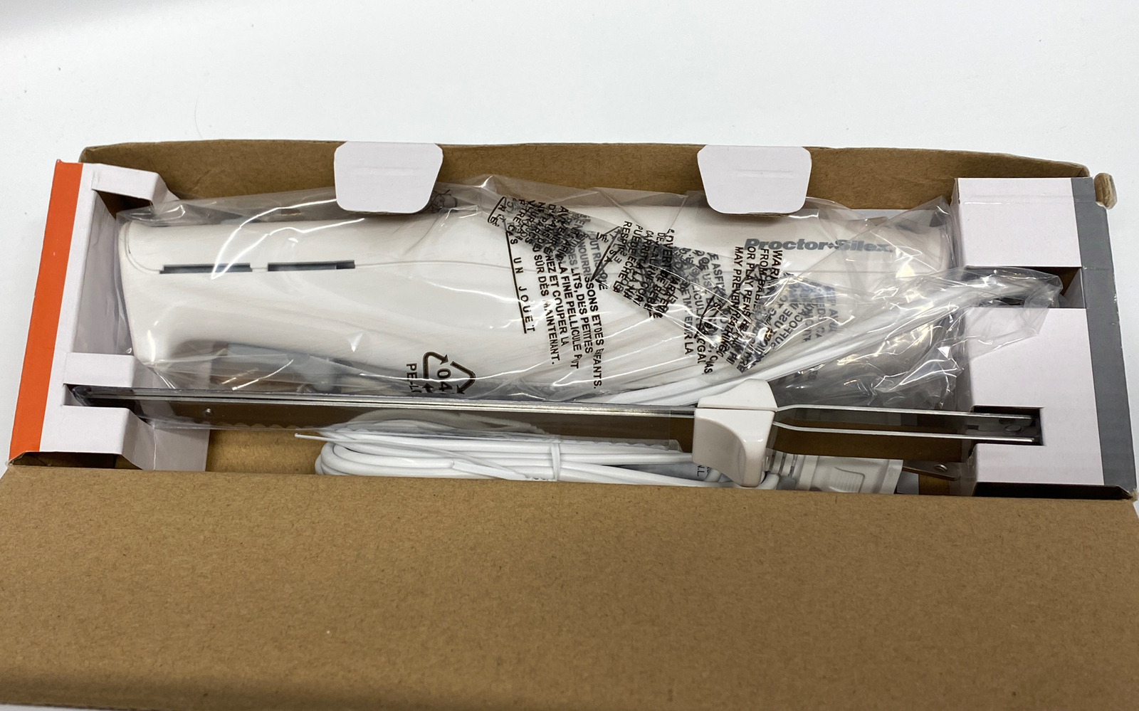 Proctor Silex Sharp Electric Carving Knife Stainless Steel Blade