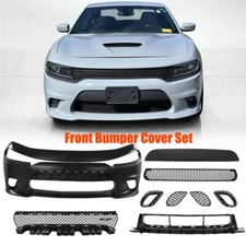 For 2015-2023 Dodge Charger SRT Front Bumper Cover w/ Air Duct Grille grill
