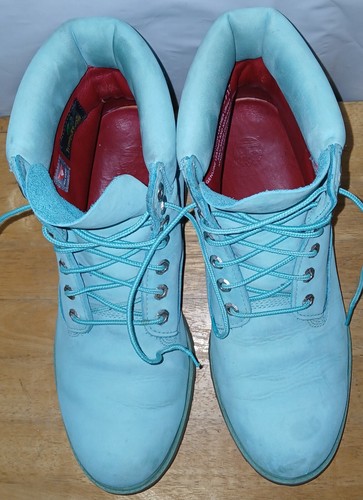Timberland Limited Release Men's Turquoise Boots. Sz 12 - Picture 19 of 22