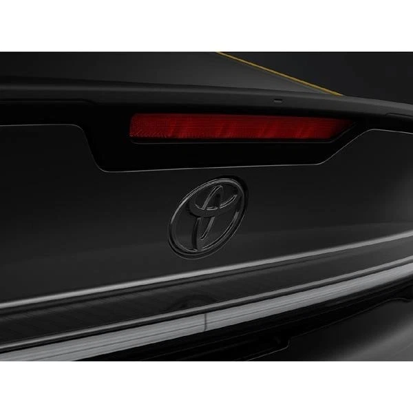 Juego de emblemas delanteros traseros JDM OEM TOYOTA Prius 60 Nightshade MXWH61 negro NUEVO JAPÓN Foto 3 de 4