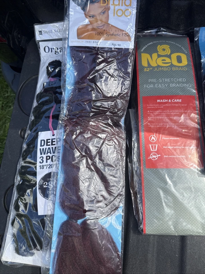 Sensationnel Human Hair Braids - Lot Also Other Brands Organique, Neo, Que - Image 4 of 4