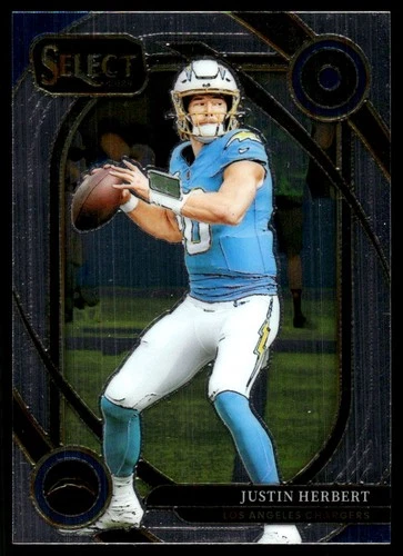 Justin Herbert 2024 Panini Select #232 Chargers NFL READ FREE SHIP AutographDen