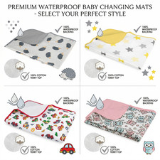 Waterproof REUSABLE BED Baby Kids Pad Terry Protector Mattress Cover Sheet Towel