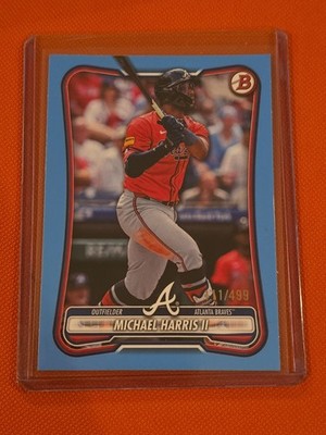 Michael Harris II - 2026 Bowman #21 Sky Blue /499 - Atlanta Braves