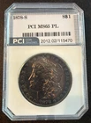 1878-S  U.S. Morgan Silver Dollar Highly Graded PCI MS65 PL Very RARE Rim Toned