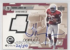 2000 Upper Deck Evolve Game Jersey 20/50 Thomas Jones #TJ-J 7n2