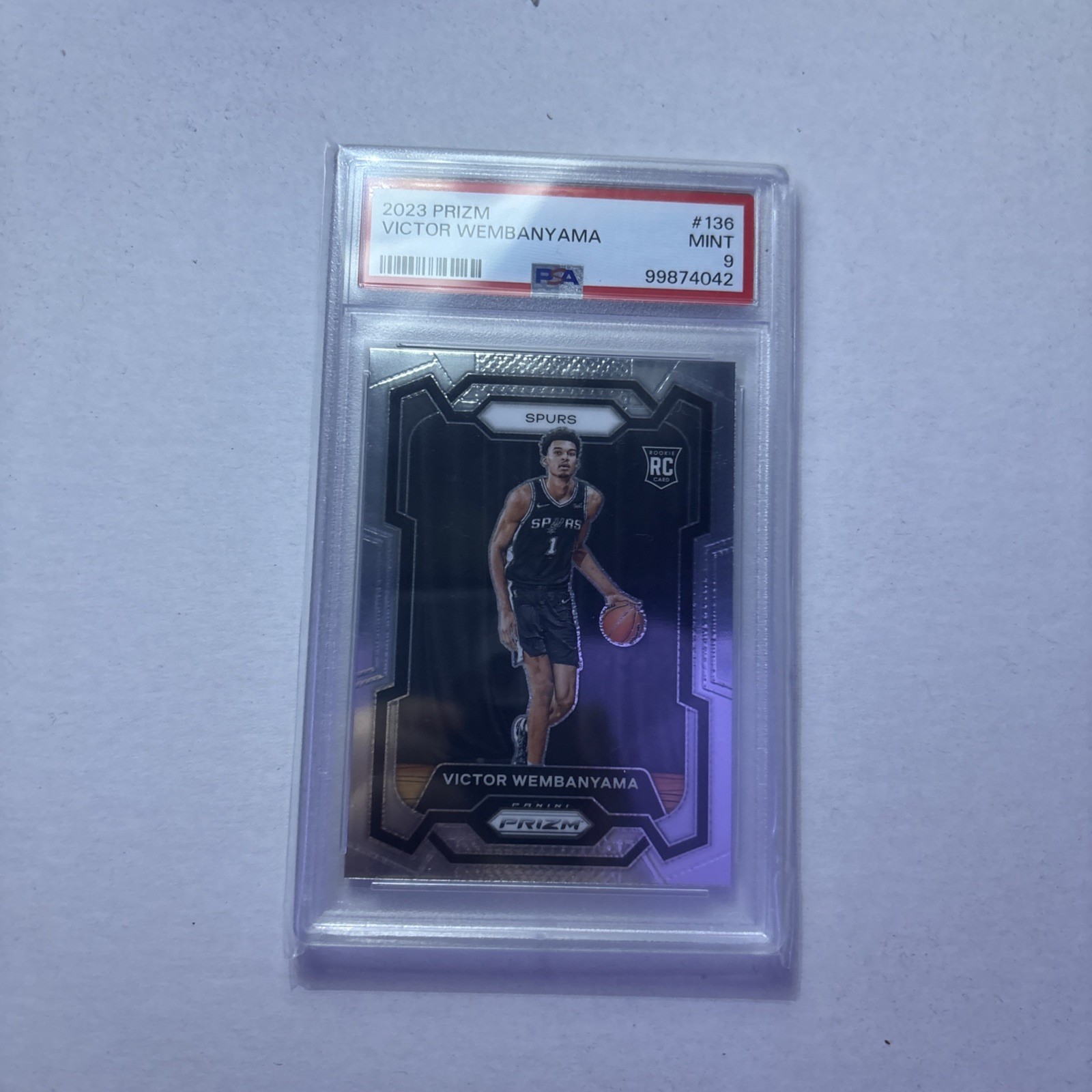 2023 Prizm Victor Wembanyama RC #136 PSA 9