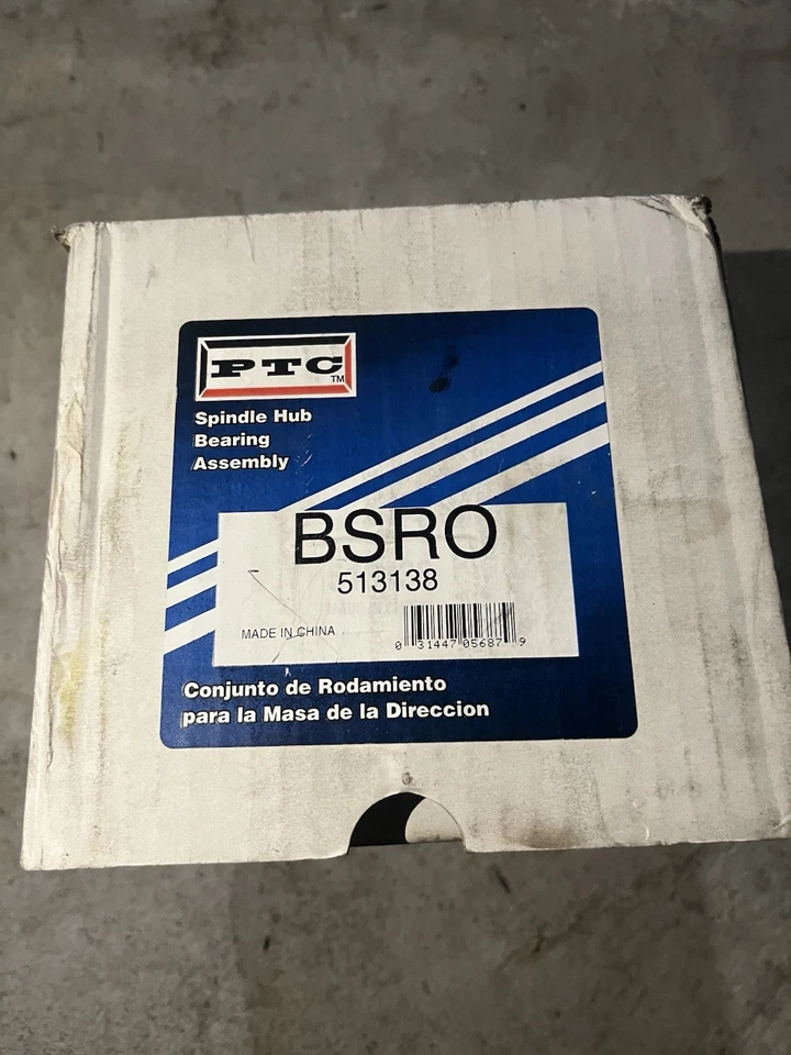 NUEVO Conjunto de cojinete de rueda y buje delantero PTC 513138 para Chrysler Dodge Plymouth Foto 2 de 2