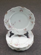 Limoges France Depose 6 Piece 9.75 Inch Dinner Plates