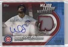 2021 Topps Major League Material Red 17/25 Willson Contreras #MLMA-WC Auto 06tg
