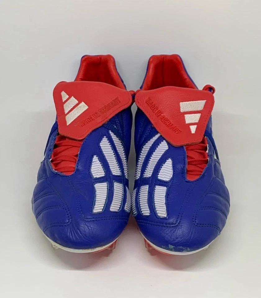 Botines de fútbol raros Adidas Predator Mania FG Remake Japón azul para hombre talla 9 de Estados Unidos Foto 2 de 4