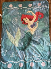 Vintage y2k Little Mermaid toddler comforter 42in X 57in