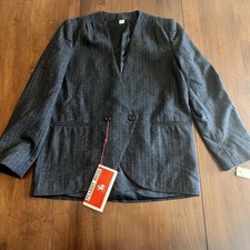 Vintage Peabody House Women's Wool Blend Equestrian Blazer Size 9/10 NWT