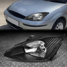 For 03-04 Ford Focus Oe Style Black Housing Driver Left Side Headlight Head Lamp