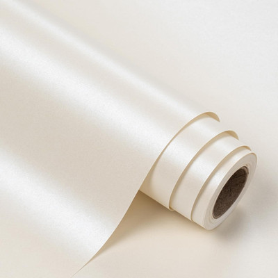 WRAPAHOLIC Cream Pearl Glossy Wrapping Paper,Off White Solid Color Gift Wrapping