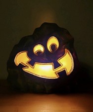 Vintage 2003 Blowmold  Jakks Pacific Lighted Indoor Outdoor Halloween Rock Face