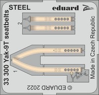 Yak-9T Seatbelts Steel - Icm - / 1:32 - Eduard 33300