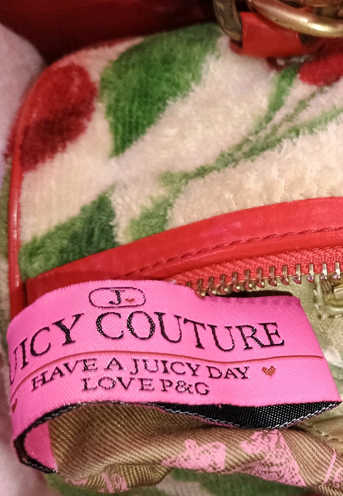 Coveted Y2K Juicy Couture Cherry Red Velour Barre… - image 11