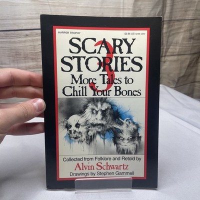 Scary Stories 3 More Tales To Chill Your Bones Alvin Schwartz Paperback Horror