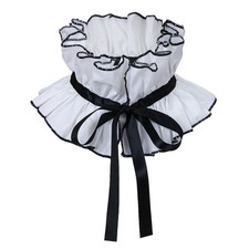 Halloween Ruff Collar Multi-layer Neck Ruff Victorian Edwardian Ruffle Collars