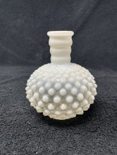 Fenton French Opalescent Hobnail Cologne Bottle/Vase No Stopper