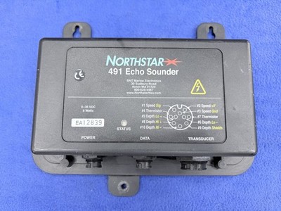 Northstar 491 Echo Sounder Fish Finder Module For 6000i/6100i- SEE IT WORKING!