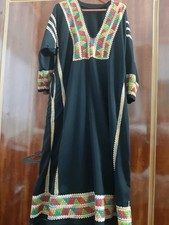 Traditional Hand-Embroidered Palestinian Jordanian Thobe Used - Very Good Condim