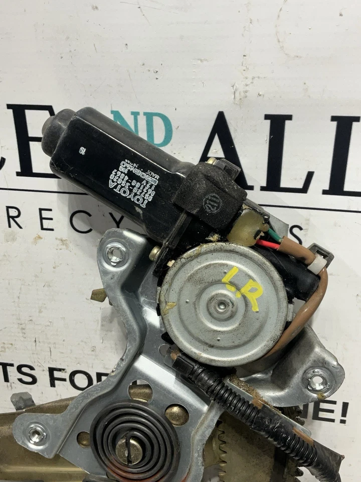 Regulador de ventana izquierda conductor trasero Toyota 4runner 1990-1995 4 corredores OEM Foto 2 de 4