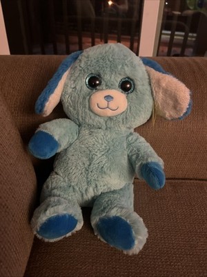 Spark Create Imagine Blue Puppy Dog Plush Stuffed Animal Silver Sparkle Walmart