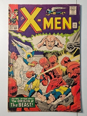 X-Men #15 VG+ 4.5 2nd Appearance Sentinels! 1st Appearance Master Mold!