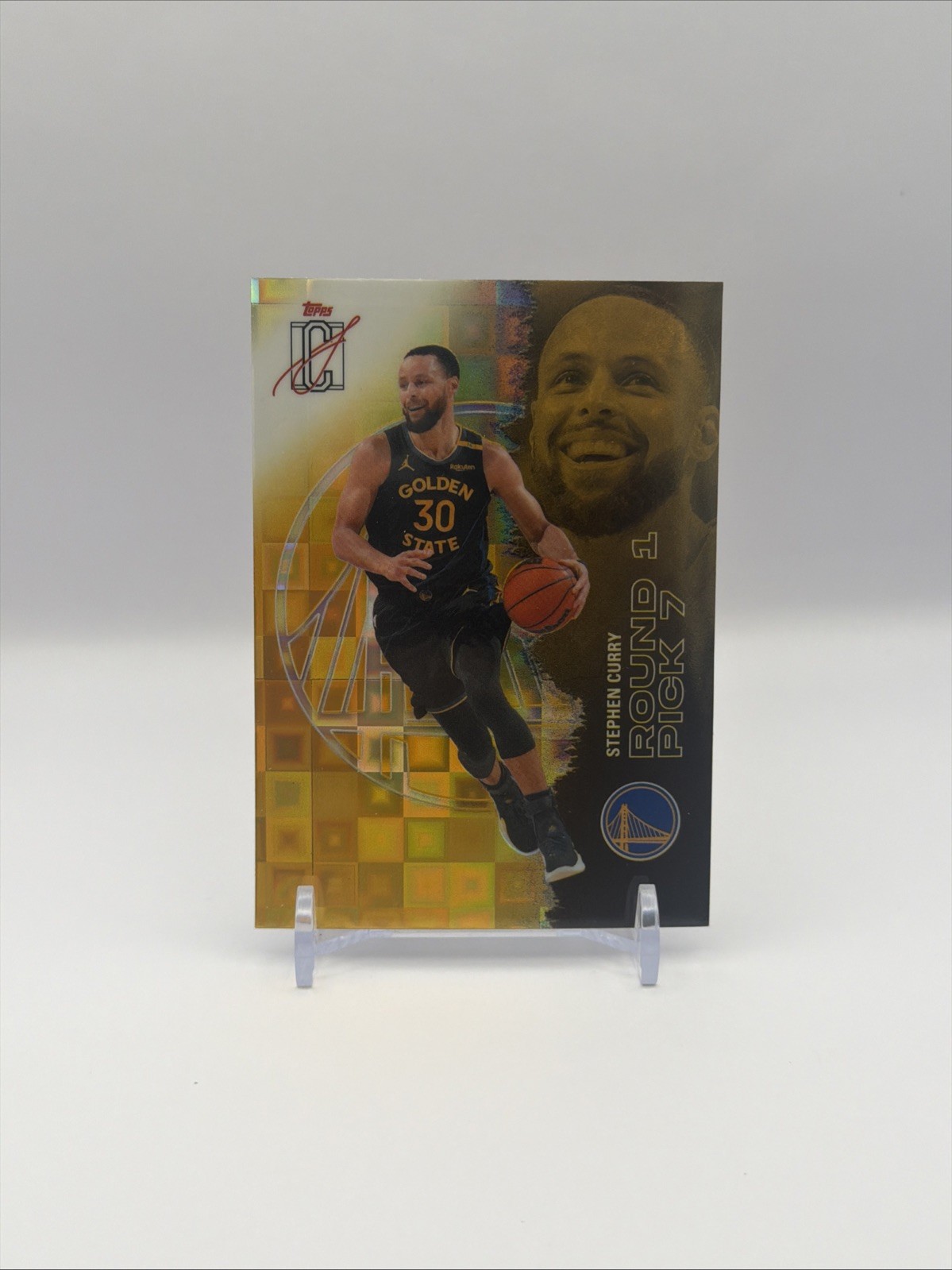 2025-26 Topps Signature Class - Stephen Curry #52 Yellow Pandora Refractor
