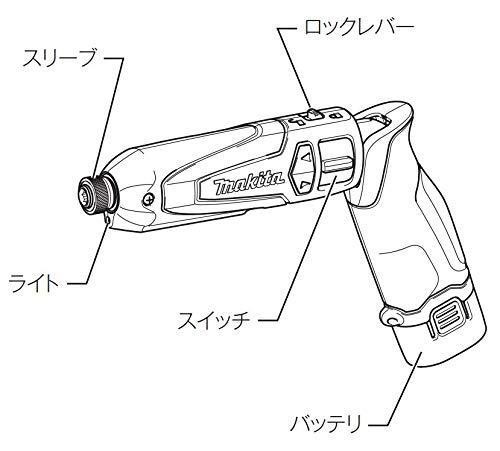 Makita TD021DSHSP 7.2V Cordless Pen Impact Driver Rechargeable Tool Japan - Picture 2 of 7