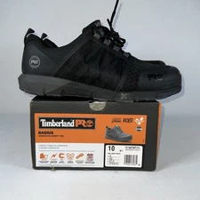 Timberland PRO Men's Reaxion Composite Safety Toe Work Shoe, Black Size 10