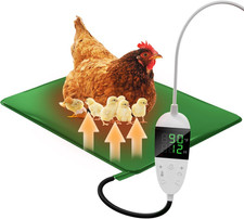 Chicken Heating Pad with Adjustable Digital Thermostat Electric Chicken Heated