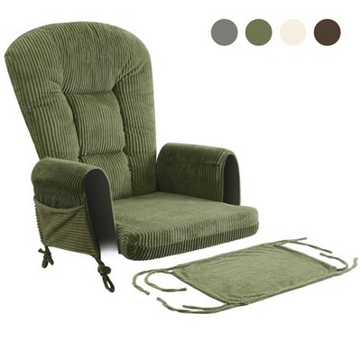 in Glider Rocker Replacement Cushions Set Thickened Fleece