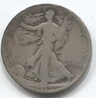 1919-S- WALKING LIBERTY HALF DOLLAR -90% SILVER - LOT # 244-LOW MINTAGE