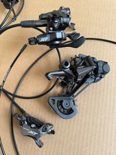 SHIMANO BR-M8120 DEORE XT DISC BRAKE SET - FRONT AND REAR Plus RD-8100