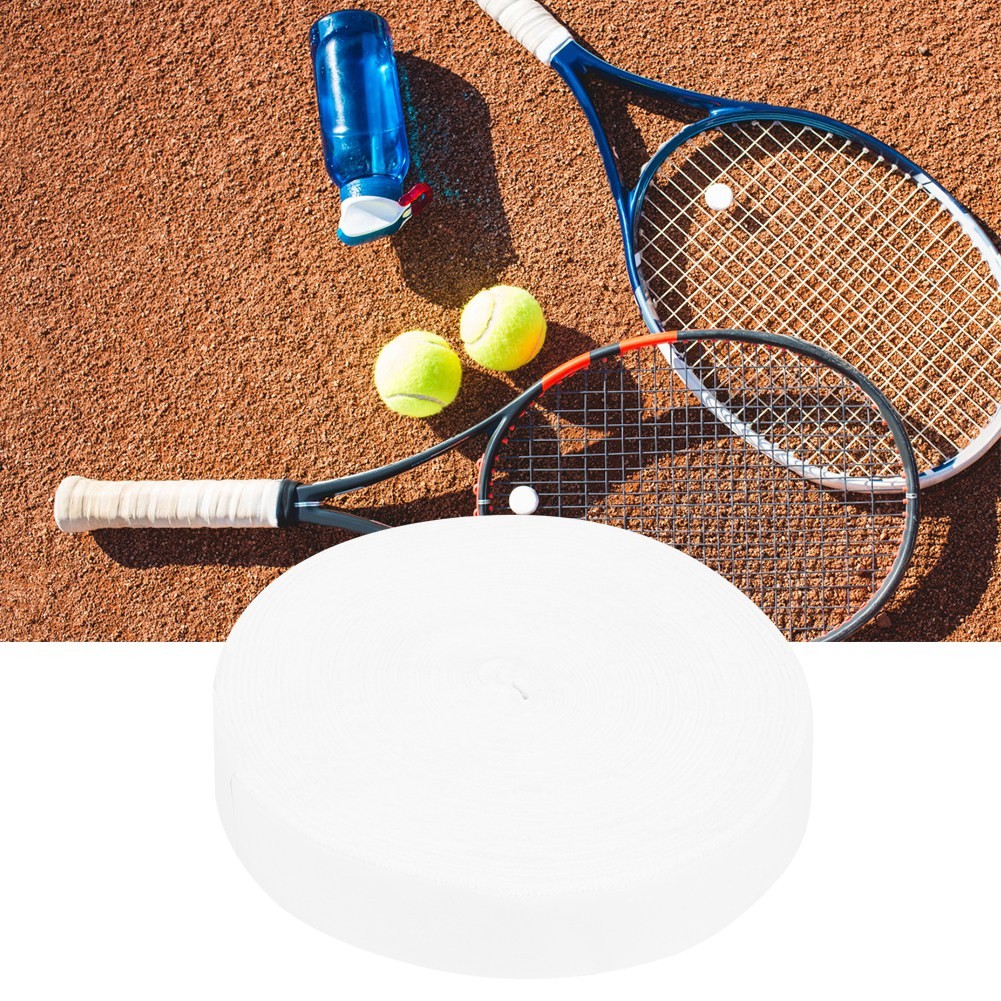 :(white)Mother's Day Badminton Racquet Towel Grip Anti-Skid 10M Racket