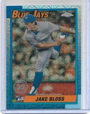 2025 Topps Series 1 - 1990 Topps Chrome Silver Pack Jake Bloss #T90C-63 (RC)