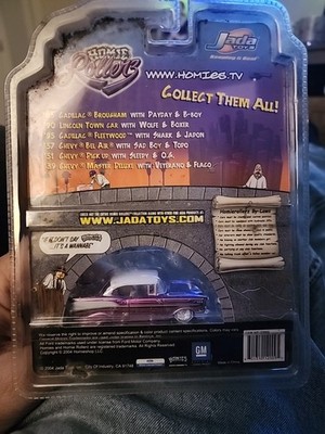 Jada Toys Homie Rollerz '57 Chevy Bel Air w/Sad Boy & Popo Figures