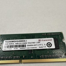 Transcend DDR3L-1600 SO-DIMM 2GB Laptop Memor...